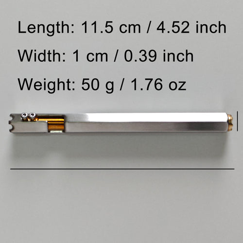 Compact Stainless Steel Bolt Action Ballpoint Pen - Premium EDC for Outdoor Enthusiasts, Retractable & Secure Lock, Lightweight, Durable, and Stylish Design for Everyday Carry