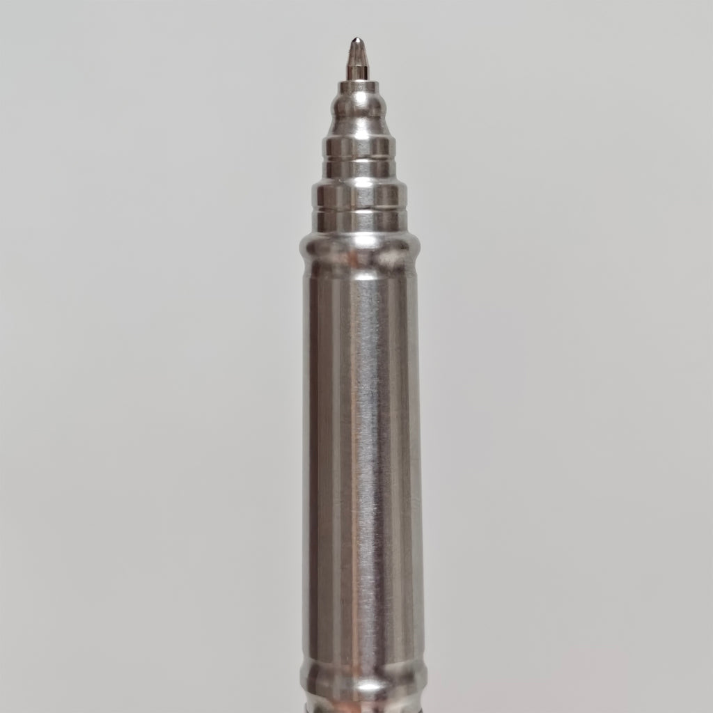 Bolt Action Keychain Pen - EDC Pocket Pen, Stainless Steel with Keyring, Writing Instrument for Everyday Carry - Perfect Gift for Men