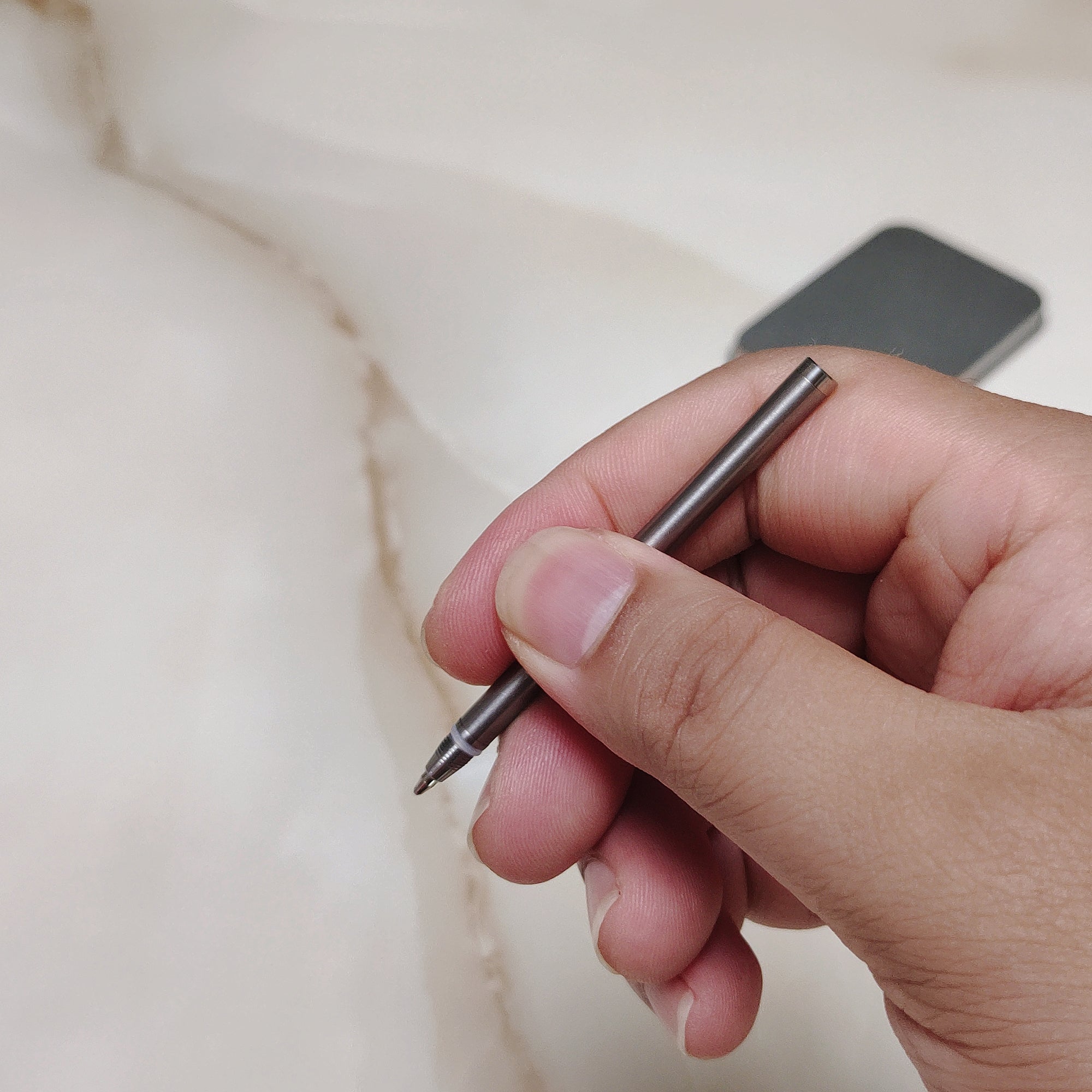 Titanium Bolt-action Pen Lightweight EDC Mini Pocket Stick for Everyday Carry, Outdoor Gear Cool Gadget Gift for Men